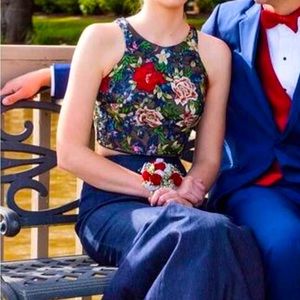 Dimitra Design Couture Prom Dress worn one time. Size 2. High end custom look!